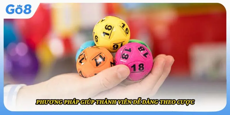 Phương pháp giúp thành viên dễ dàng theo cược